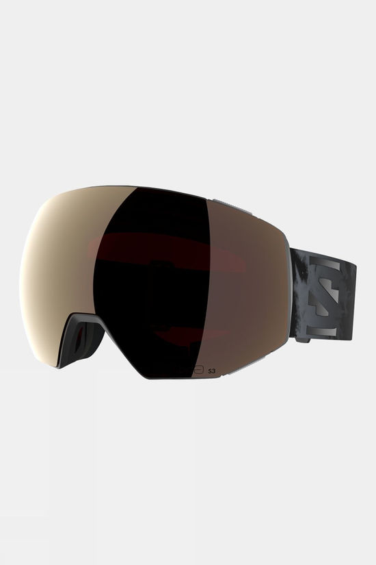 Salomon Radium Prime Sigma Goggles + Extra Lens Bk Tie/Gm
