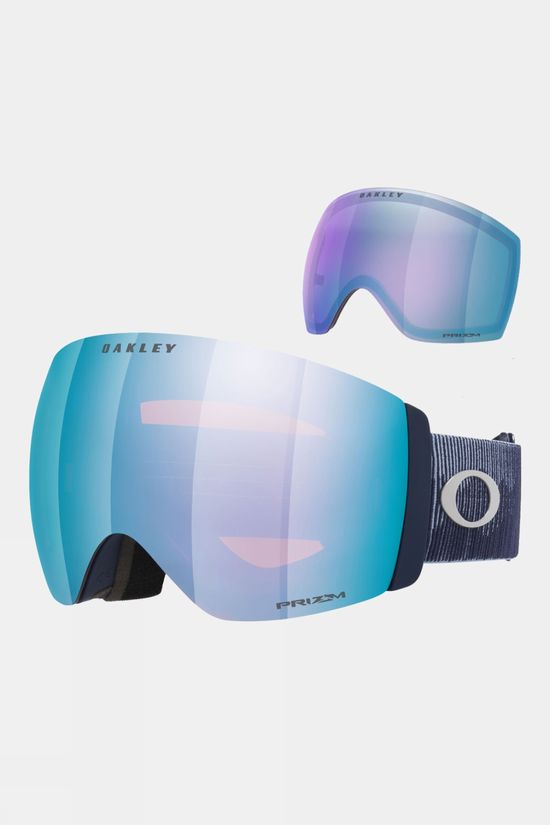 Oakley Flight Deck Pro L + Extra Lens Goggles Navy Blue / Prizm Sapphire & Prizm Iced