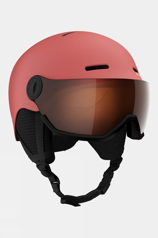 Salomon Kids Orka Visor Snow Helmet Sun K. Coral/Uni Fl