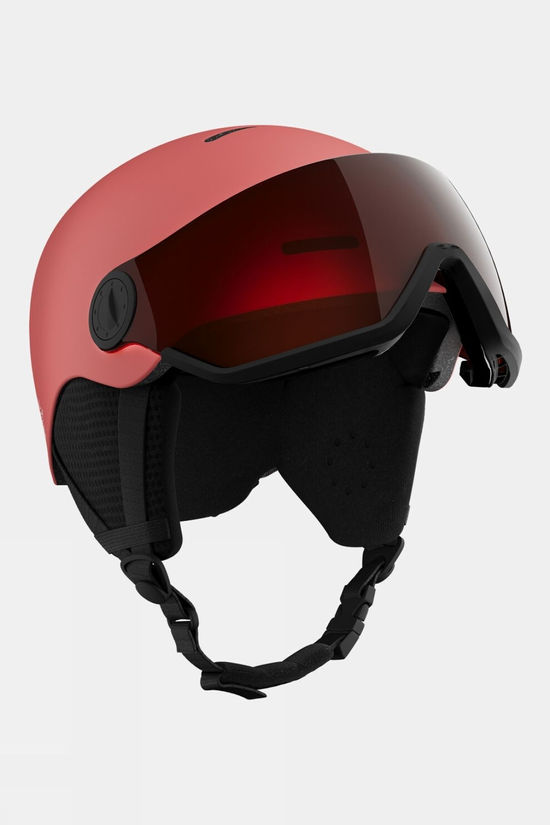 Salomon Kids Orka Visor Snow Helmet Sun K. Coral/Uni Fl