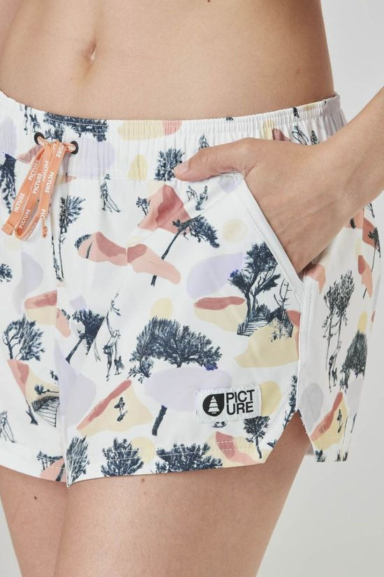 Picture Womens Napkey Board Shorts White/ Patterned