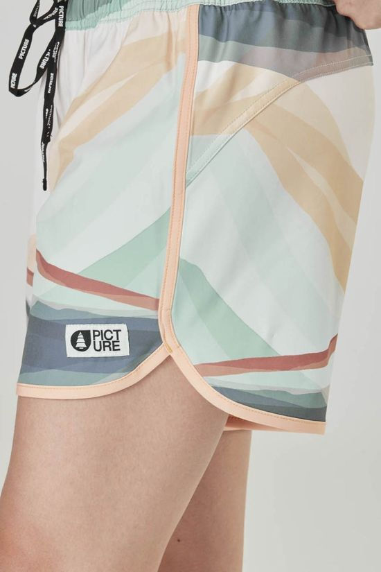 Picture Womens Demba Printed Board Shorts Off White/ Patterned