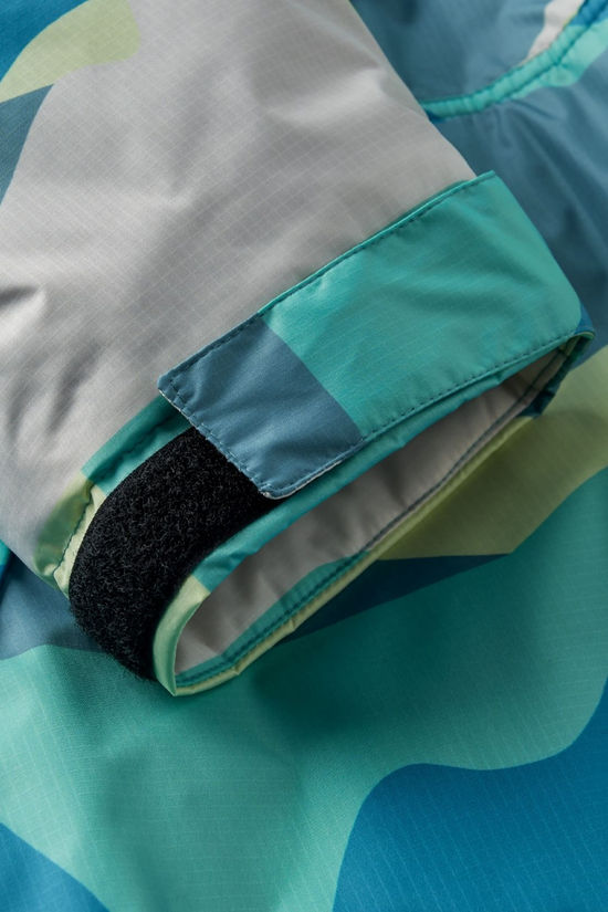 Passenger Unisex Waves Recycled Sherpa Lined Changing Robe Vista Patchwork Aqua