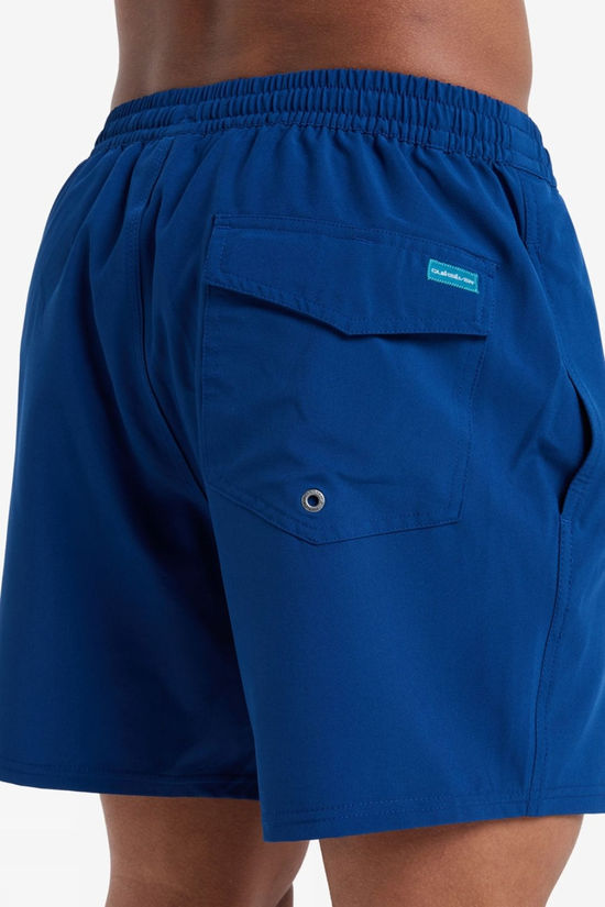 Quiksilver Mens Surfsilk Solid Volley 16" Swim Shorts Estate Blue