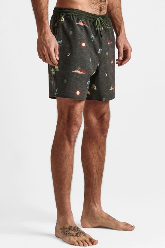 Roark Mens Shorey Te Fenua 16" Board Shorts Dark Military