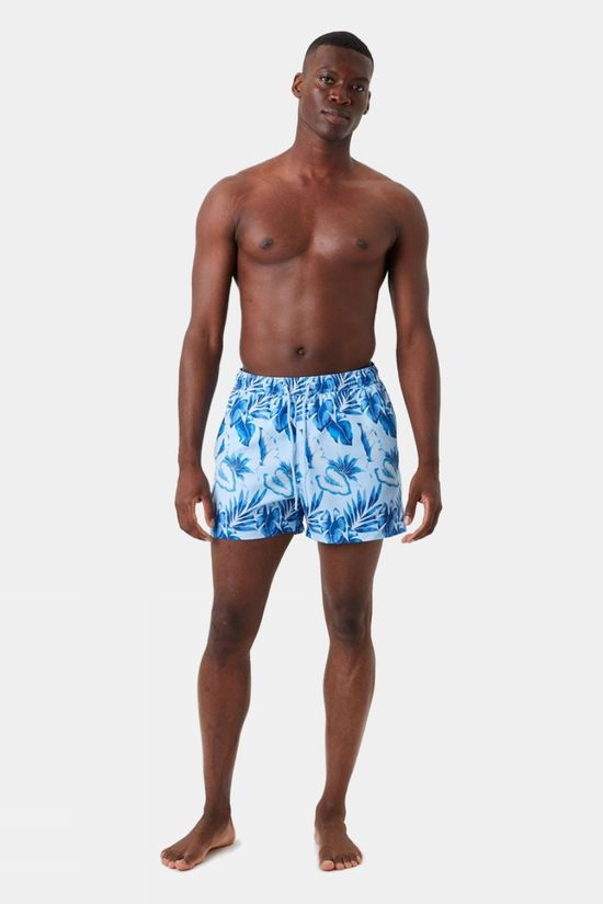 Bjorn Borg Mens Printed Swim Shorts Paradise Leaves
