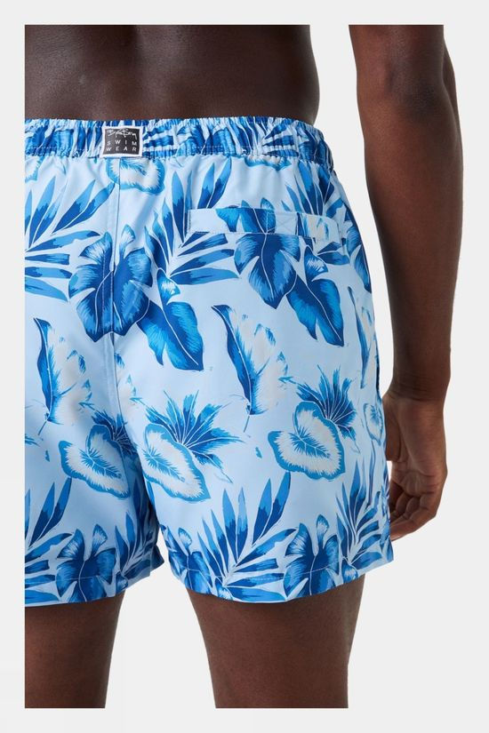 Bjorn Borg Mens Printed Swim Shorts Paradise Leaves