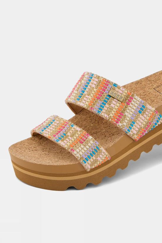Reef Womens Cushion Vista Hi Sandals Beachy Woven