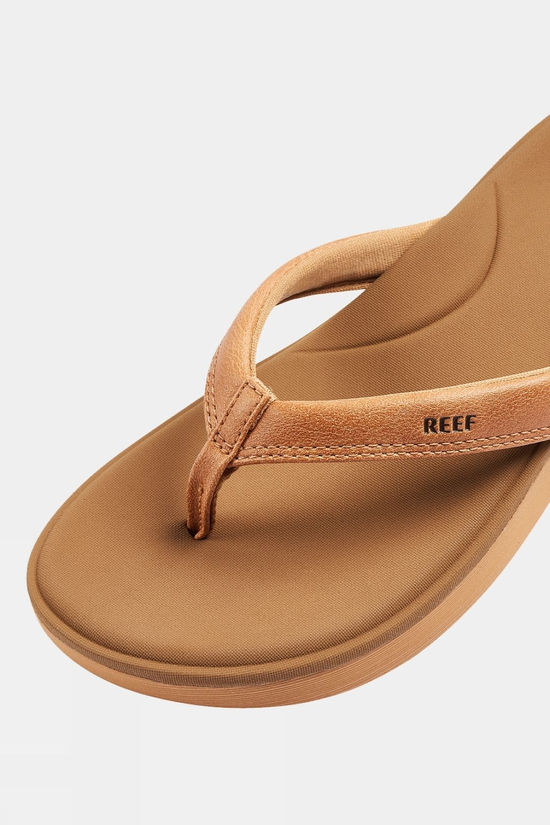 Reef Womens Cushion Cloud Flip Flops Natural