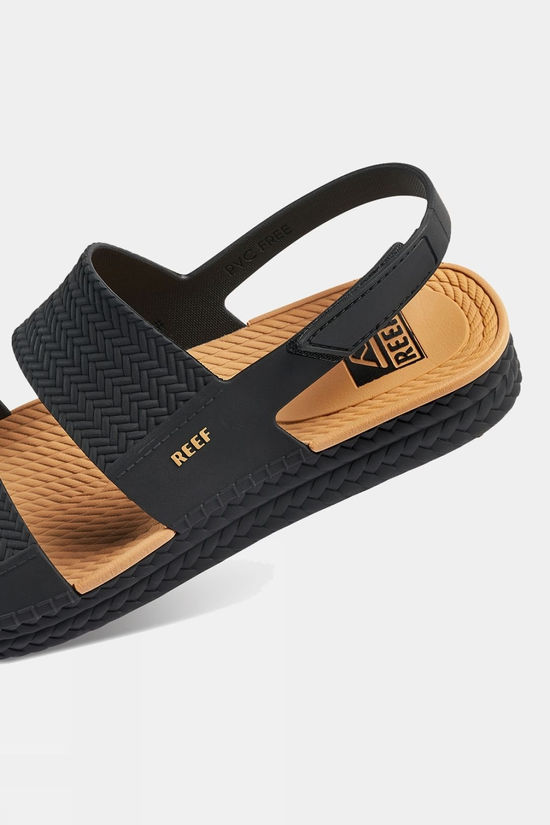 Reef Womens Water Vista Sandals Black/Tan