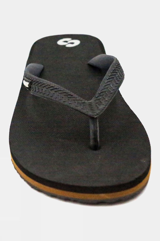 Sinner Mens Major Flip Flops Black