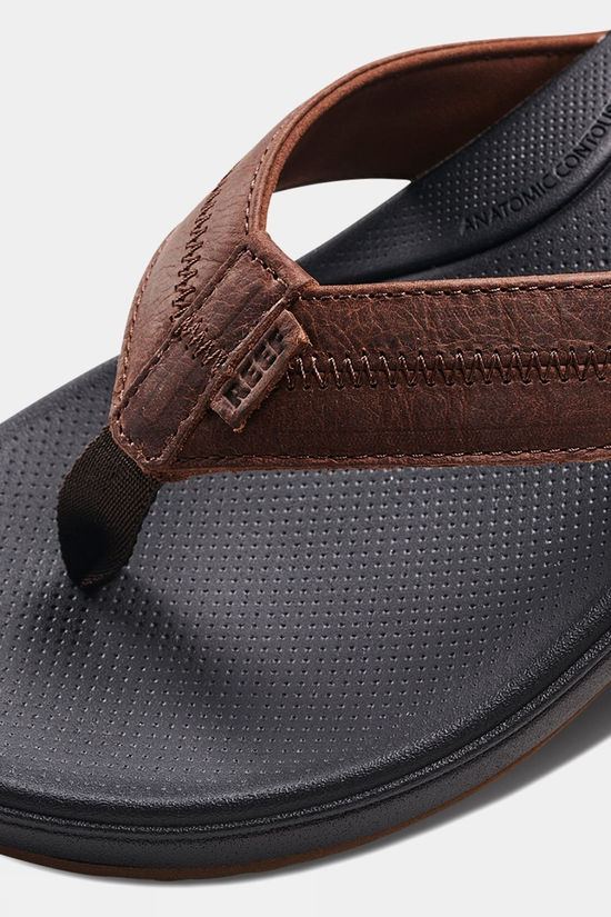Reef Mens Cushion Phantom 2.0 LE Flip Flops Brown/Black