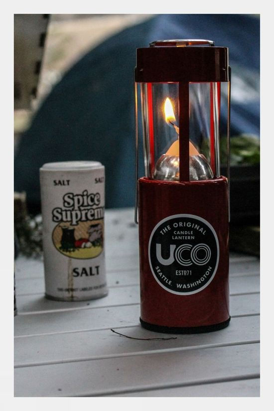 UCO 9 Hour Original Candle Lantern Red/Silver