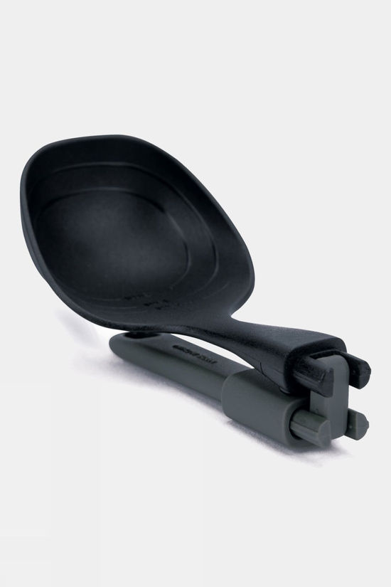 Lifeventure Ellipse Folding Utensil Set  Black