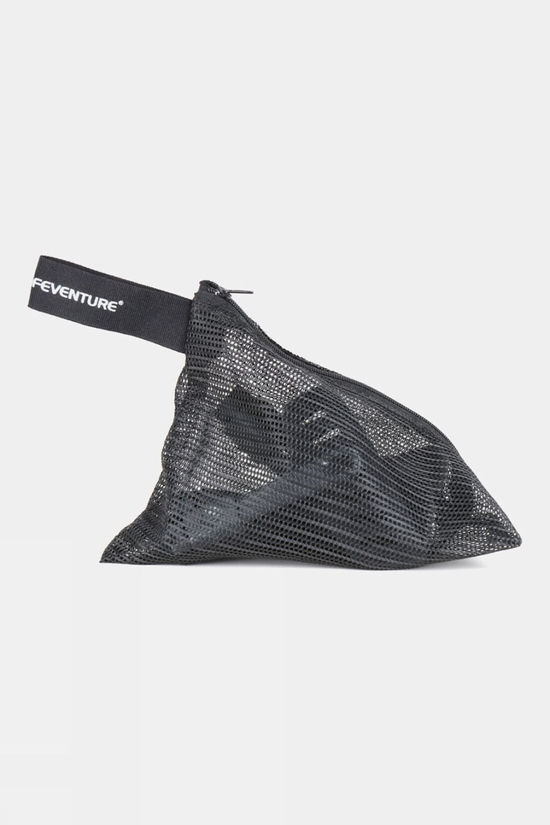 Lifeventure Ellipse Folding Utensil Set  Black