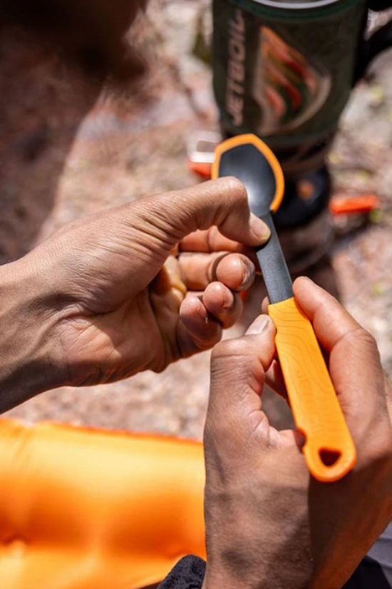 Jetboil TrailSpoon Extendable Camping Spoon Black/Orange