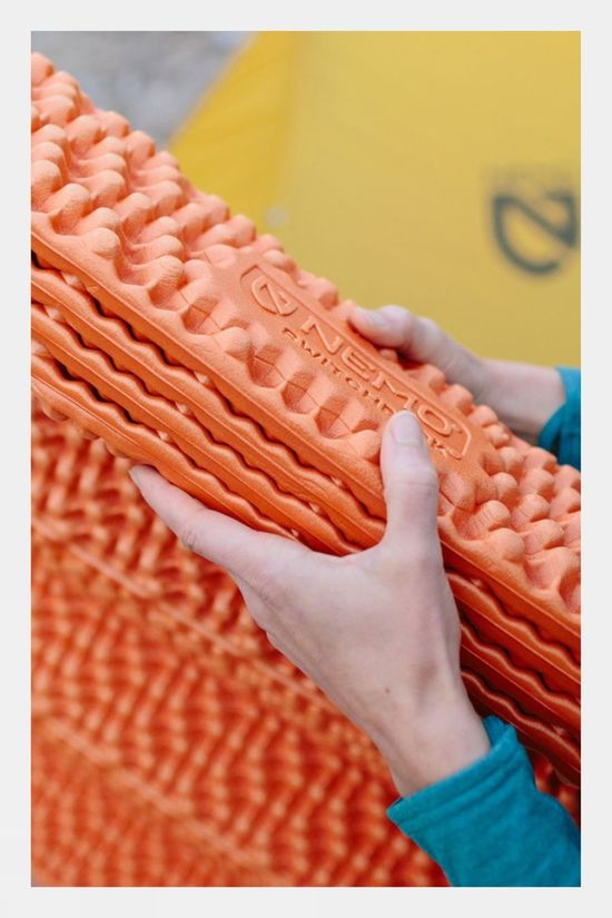 Nemo Switchback Foldable Foam Sleeping Mat - Regular Orange/Orange