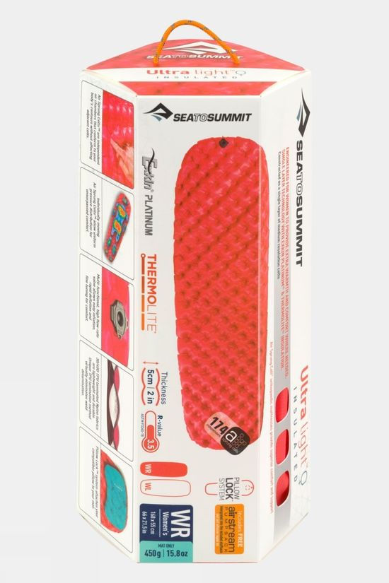 Sea to Summit Womens Ultralight Insulated Sleeping Mat -  Regular Coral
