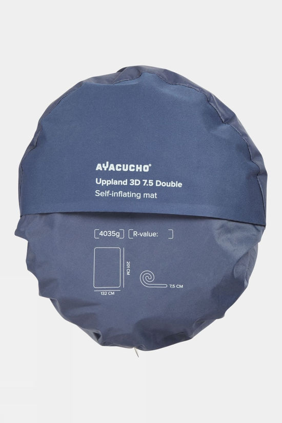 Ayacucho Uppland 3D 7.5 Double Sleeping Mat Mid Blue