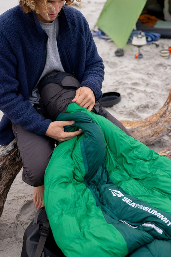Sea to Summit Ascent -1ºC Sleeping Bag - Regular Rain Forest