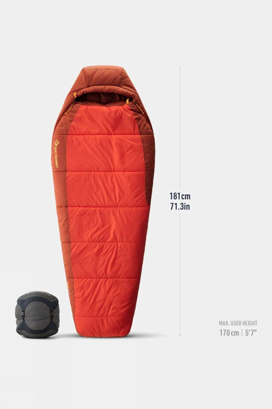 Sea to Summit Womens Hamelin -1ºC Synthetic Sleeping Bag - Regular Spicy Orange