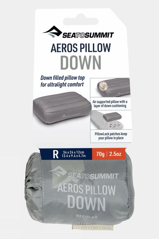 Sea to Summit Aeros Down Pillow - Regular  Neutral Grey