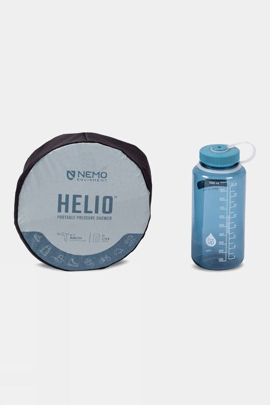 Nemo Helio Portable Pressure Camp Shower  Grey/Black