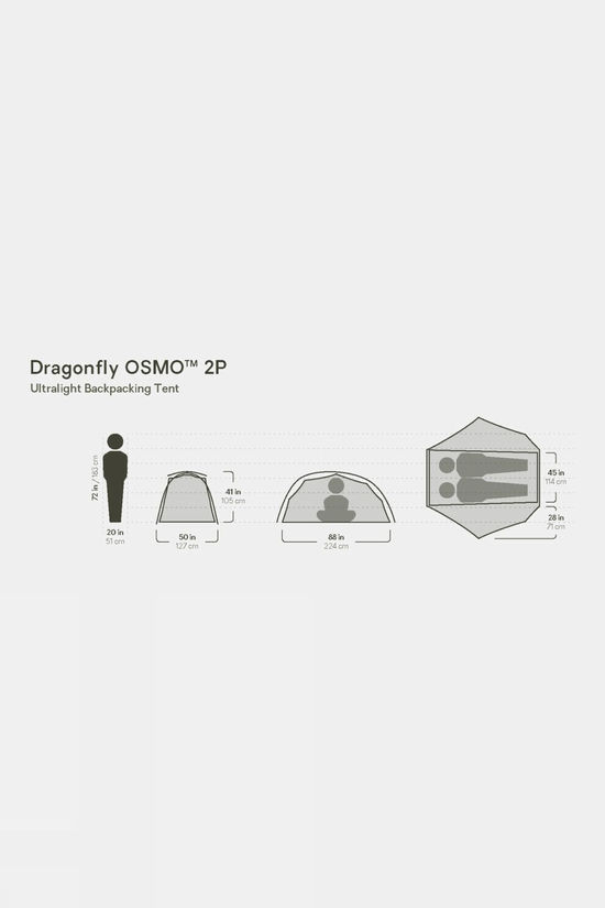 Nemo Dragonfly Osmo 2P Tent Green