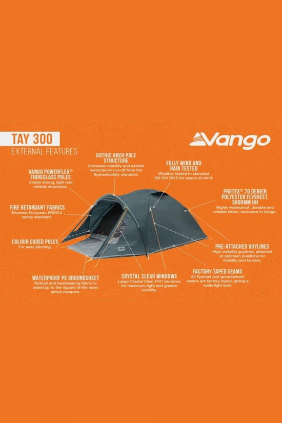 Vango Tay 300 Tent Deep Blue
