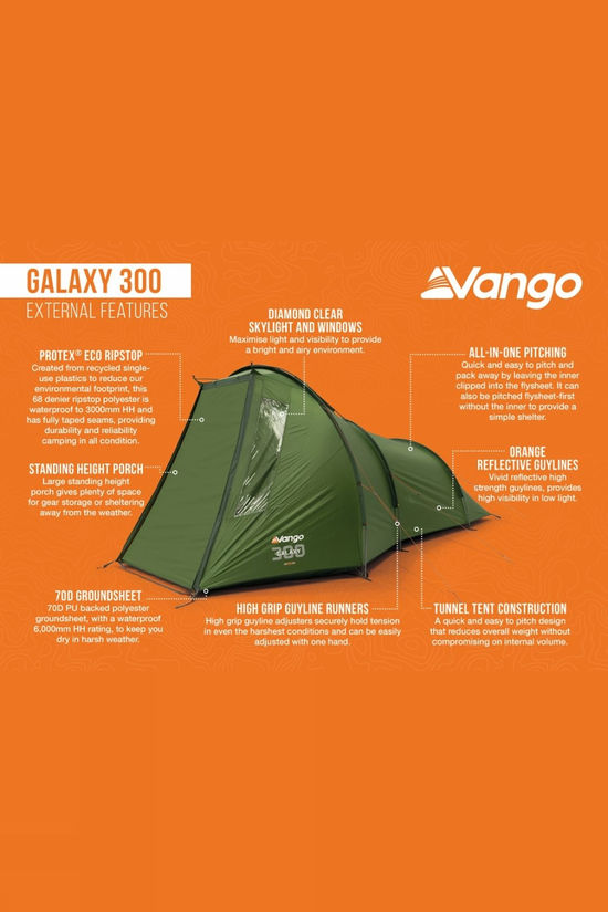 Vango Galaxy 300 Tent Pamir Green