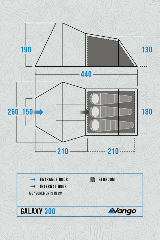Vango Galaxy 300 Tent Pamir Green