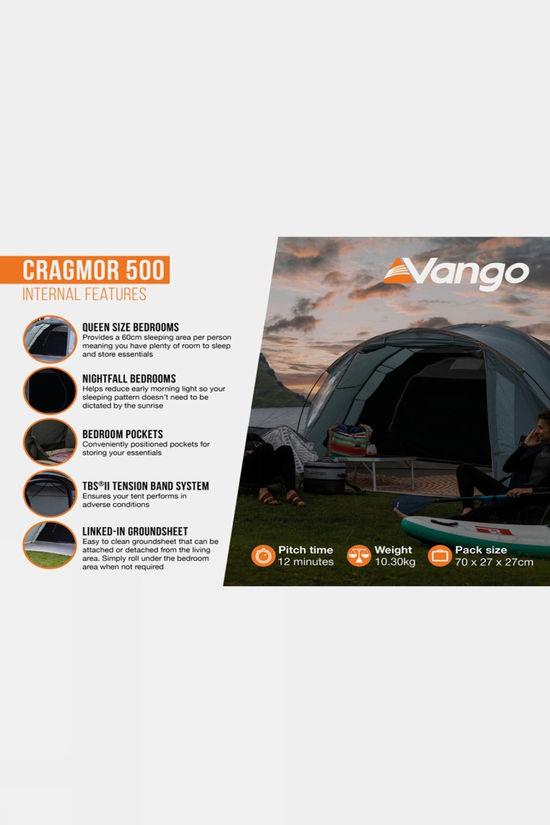 Vango Cragmor 500 Tent Light Blue/Light Blue
