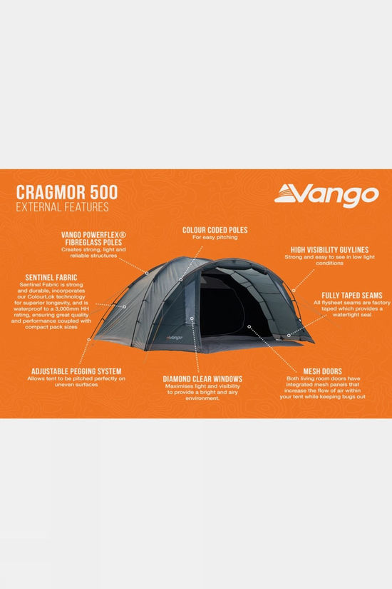 Vango Cragmor 500 Tent Light Blue/Light Blue