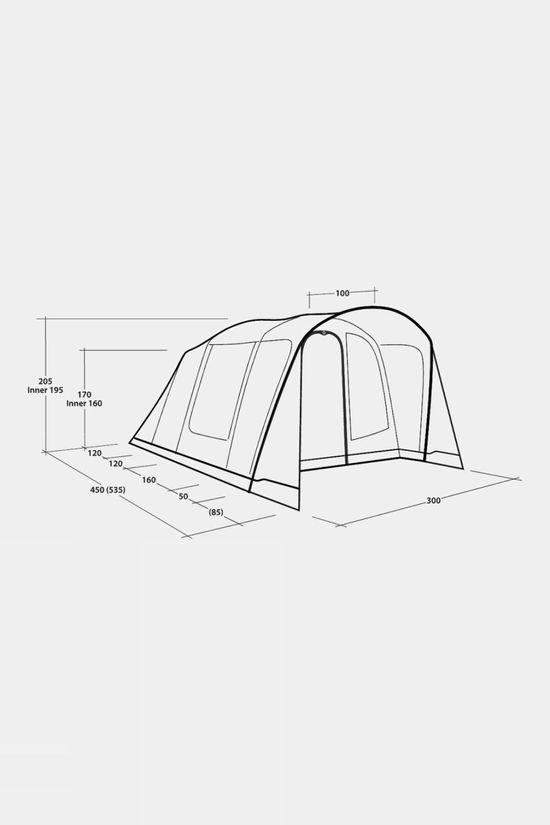 Outwell Sunhill 5 Air Tent Blue Grey