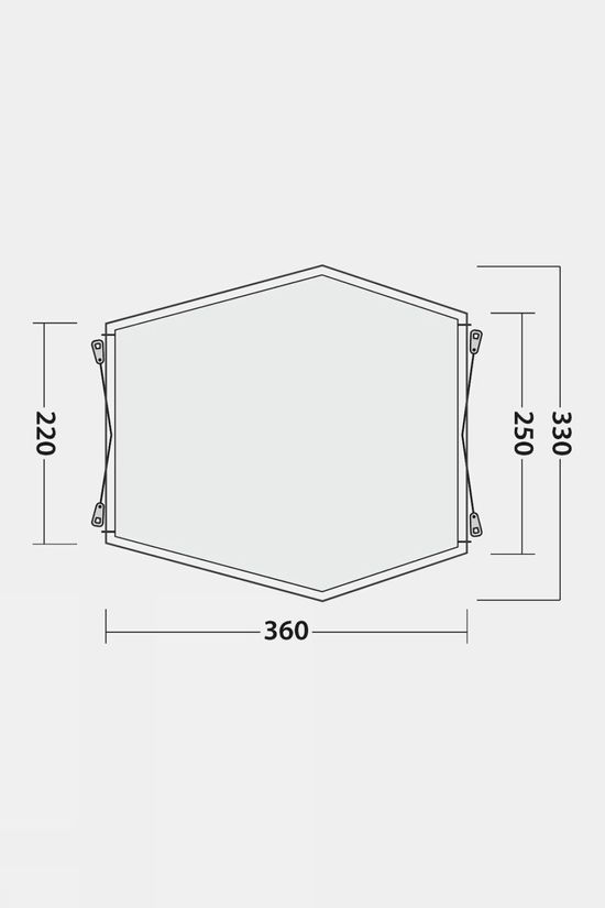 Outwell Woodcrest Driveaway Awning Green/Grey