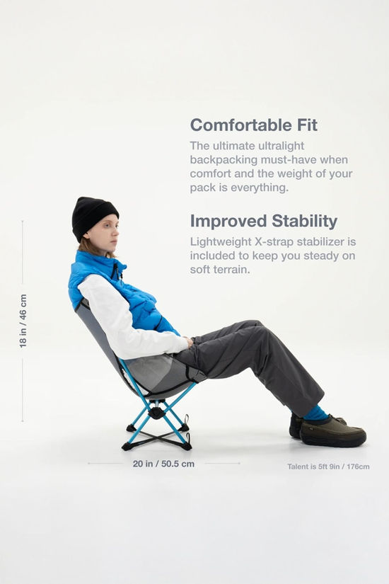 Helinox Chair Zero LT Camping Chair Cyan