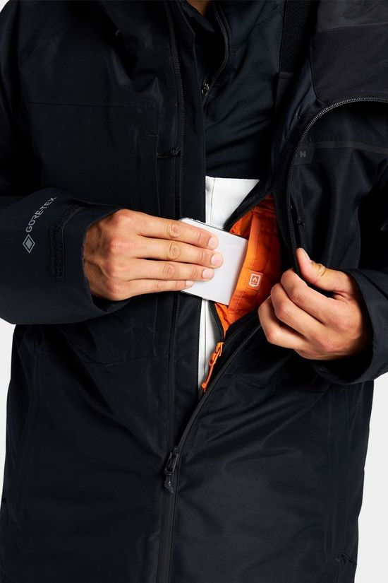 Burton Mens 2L Pillowline GTX Ski Jacket True Black