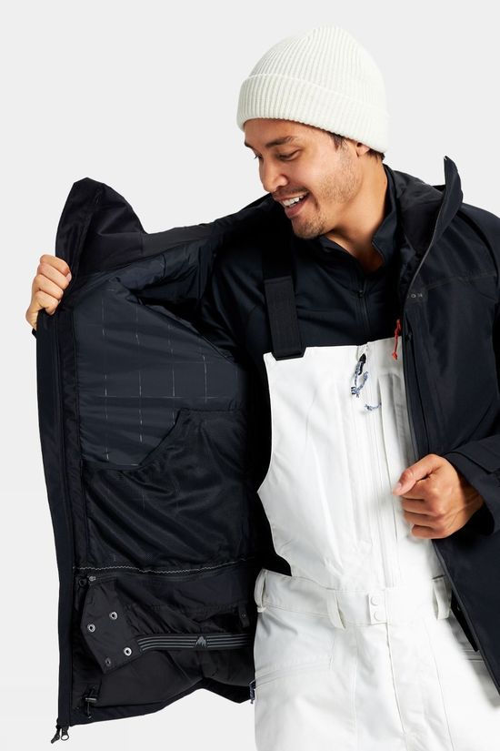 Burton Mens 2L Pillowline GTX Ski Jacket True Black