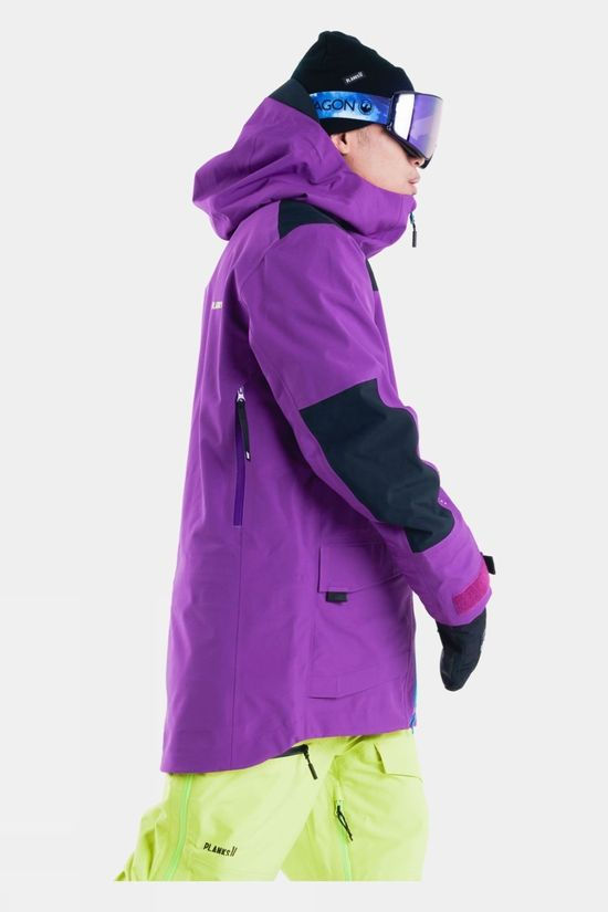 Planks Unisex Charger 3L Shell Jacket Purple