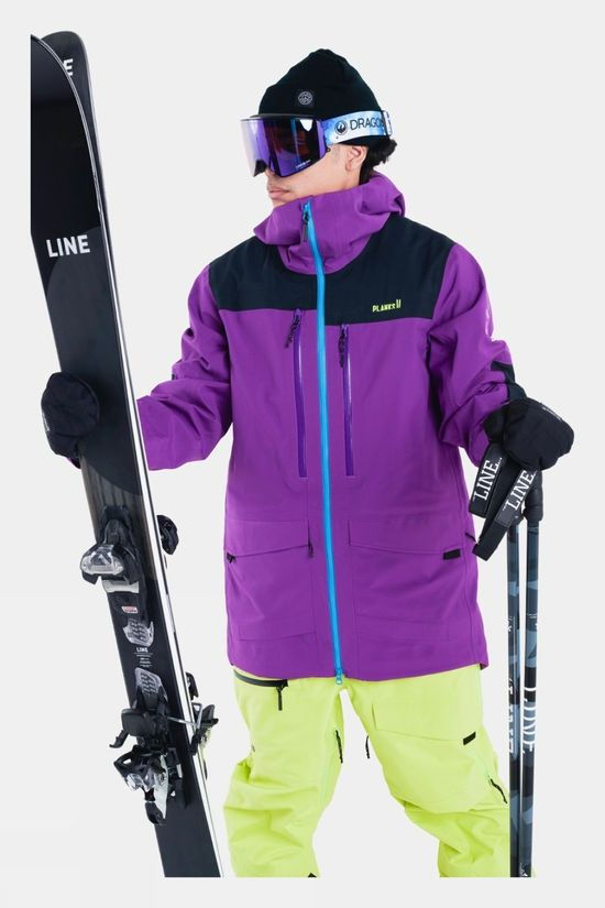 Planks Unisex Charger 3L Shell Jacket Purple