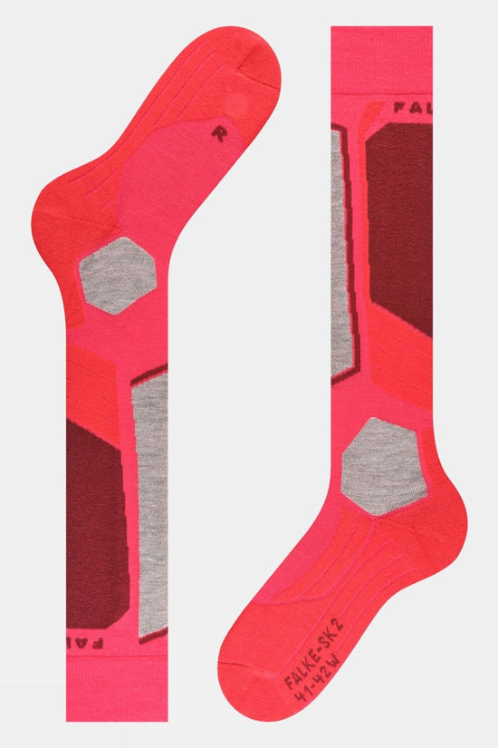 Falke Womens SK2 Intermediate Ski Socks Rose
