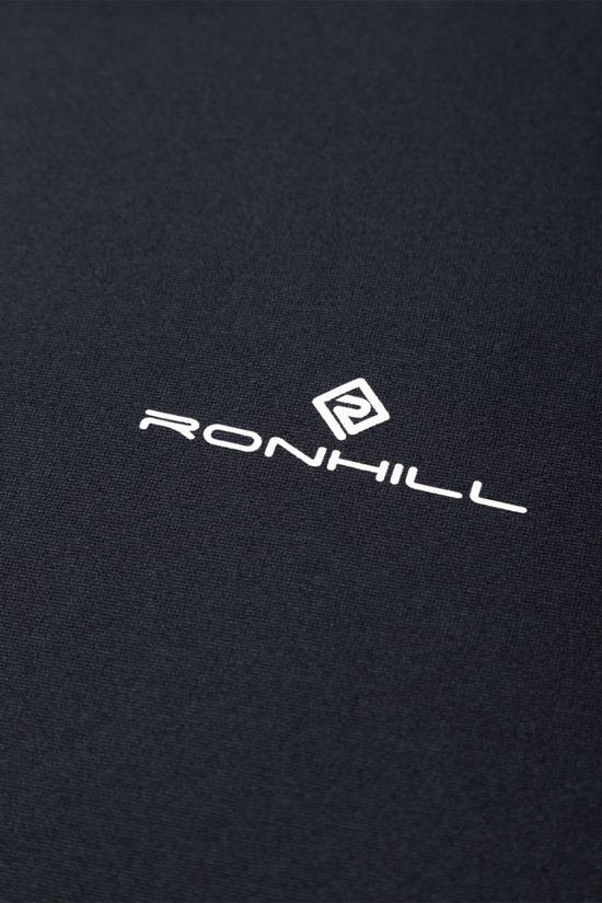 Ronhill Mens Core Running T-Shirt Black/Bright White