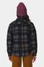 Ayacucho Womens Meadow Fleece Lined Shirt Navy Check