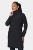 Ayacucho Womens Heather Softshell Coat Black