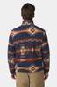Ayacucho Mens Oakheart Full Zip Fleece Ebony Pattern