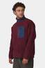 Ayacucho Mens Blackhorn Full Zip Fleece Oxblood/Navy