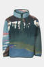 Ayacucho Kids Vive Half Zip Fleece Nostalgia Rose Pattern