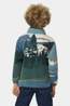 Ayacucho Kids Vive Half Zip Fleece Nostalgia Rose Pattern