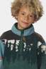 Ayacucho Kids Vive Half Zip Fleece Nostalgia Rose Pattern