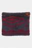 Ayacucho Kids Cuddlewrap Highloft Printed Neck Gaiter Andesite / Oxblood Combo